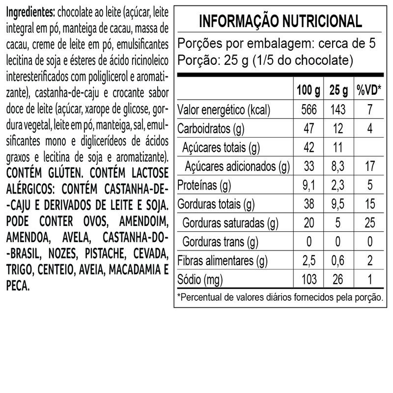 Tablete de páscoa ao leite 120g