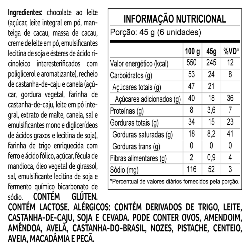 Wafer bytes sintonia 45g